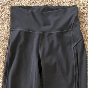 Lululemon Capri leggings, gray, size 8